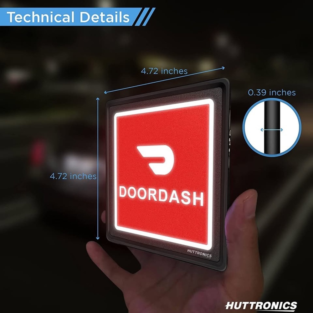 DoorDash Red LED Sign - Picture 5 of 7